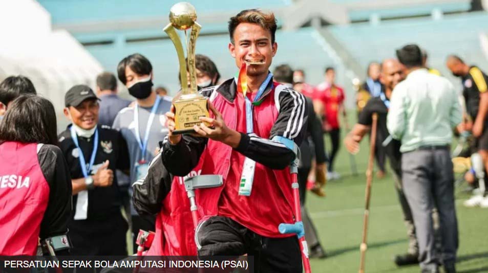 Kapten Timnas Sepak Bola Amputasi Indonesia, Aditya mengaku keberhasilan ia dan kawan-kawannya di tim tidak lepas dari perjuangan kerasnya