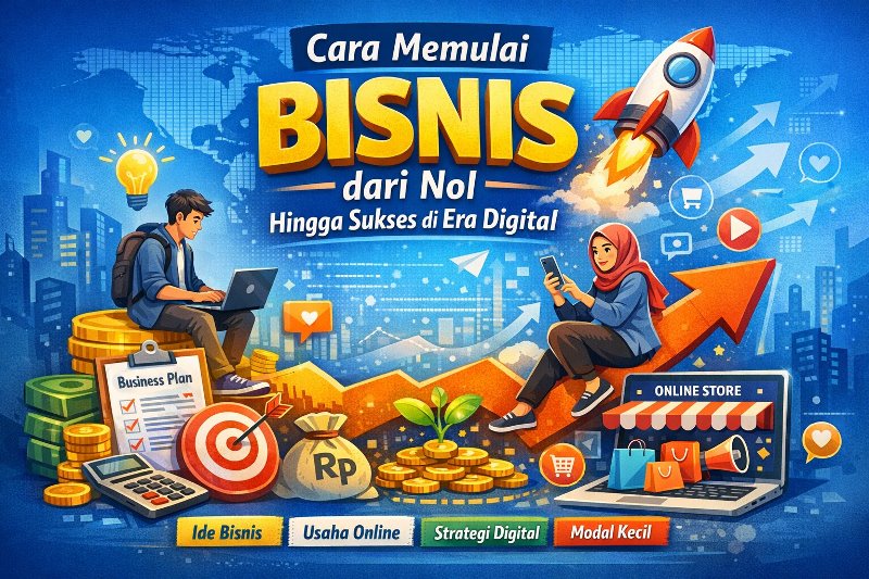 Cara Memulai Bisnis dari Nol Hingga Sukses di Era Digital
