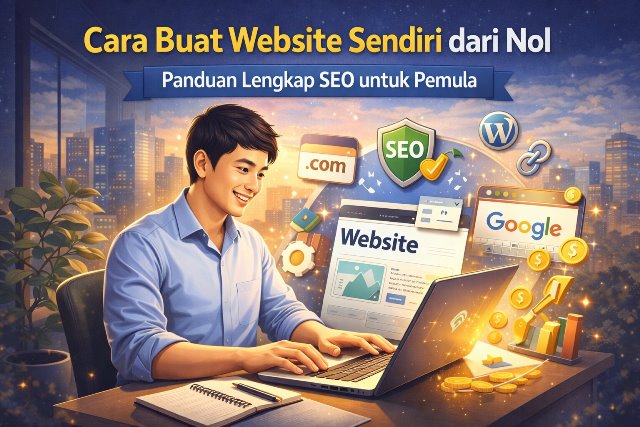 Cara Buat Website Sendiri dari Nol, Panduan Lengkap SEO untuk Pemula (2026)