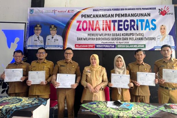 Tak Main-main, Disparpora Payakumbuh Siap Wujudkan Birokrasi Bebas Korupsi